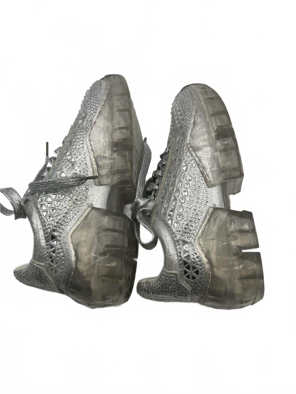 La Seelah  Kids Shoes Size 5.5 White with Ringstones - Picture 5 of 10